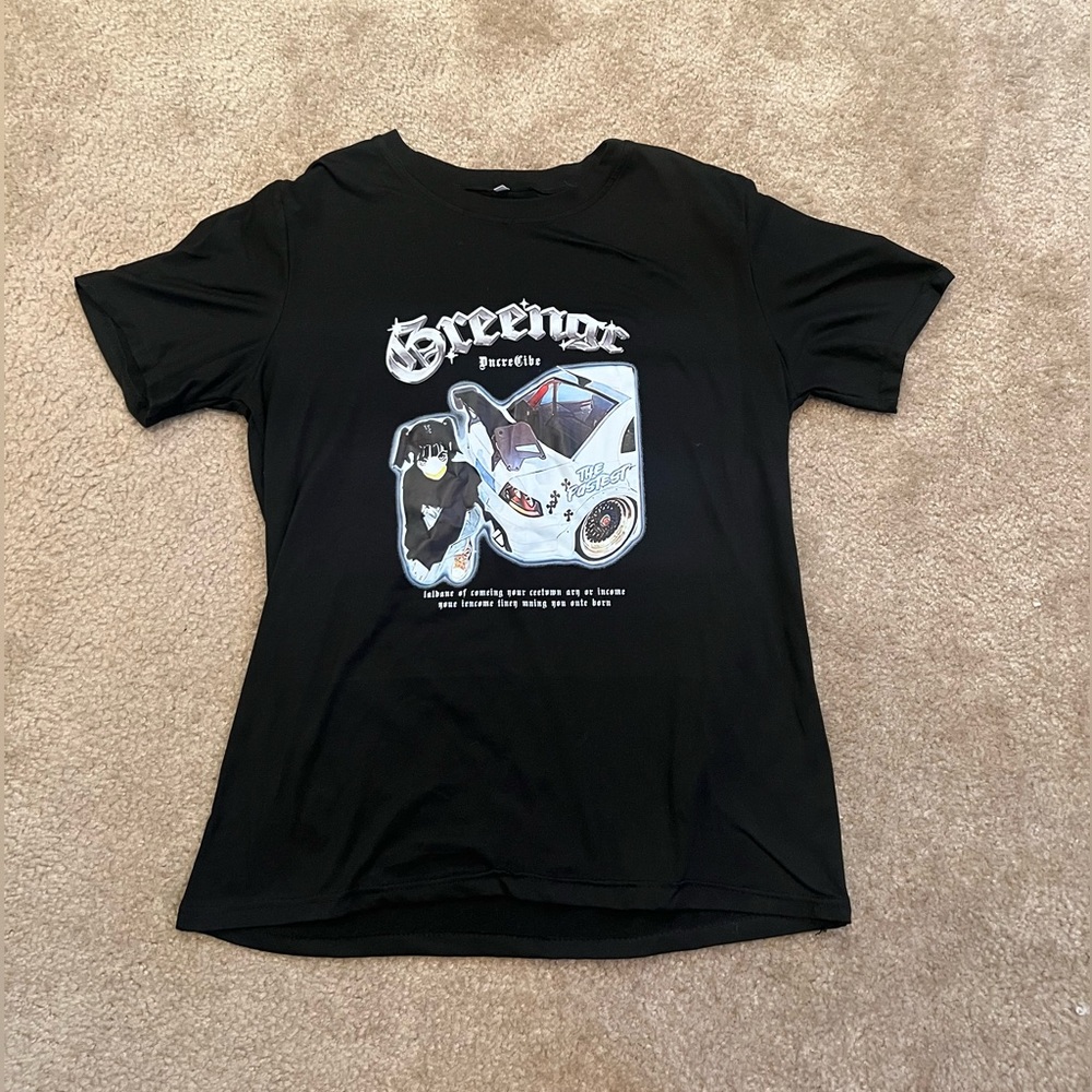 Black Graphic Tee